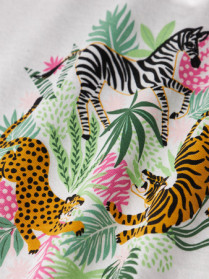 NAME IT Nkfvigea Capsl Top - Bright White Animals